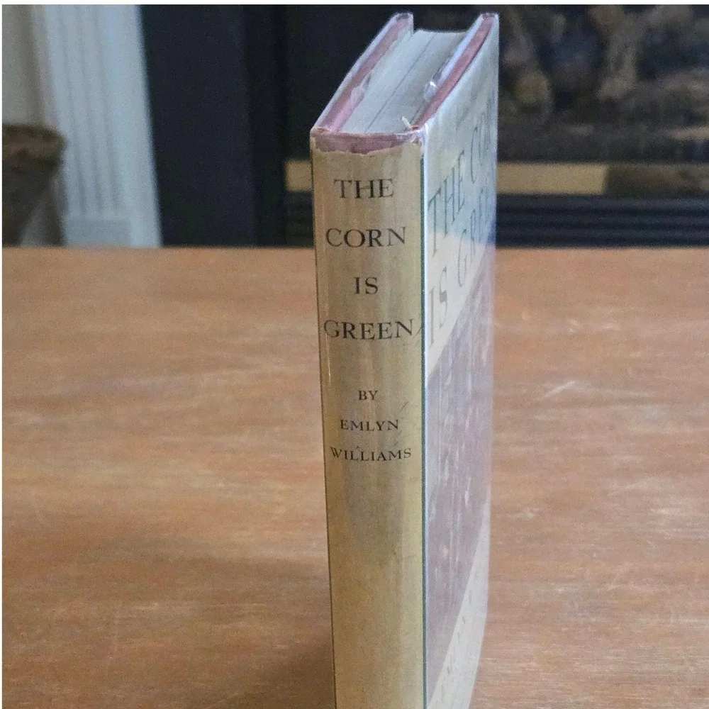 Random House The Corn Is Green Play Emlyn Williams First Printing Hardcover Book
